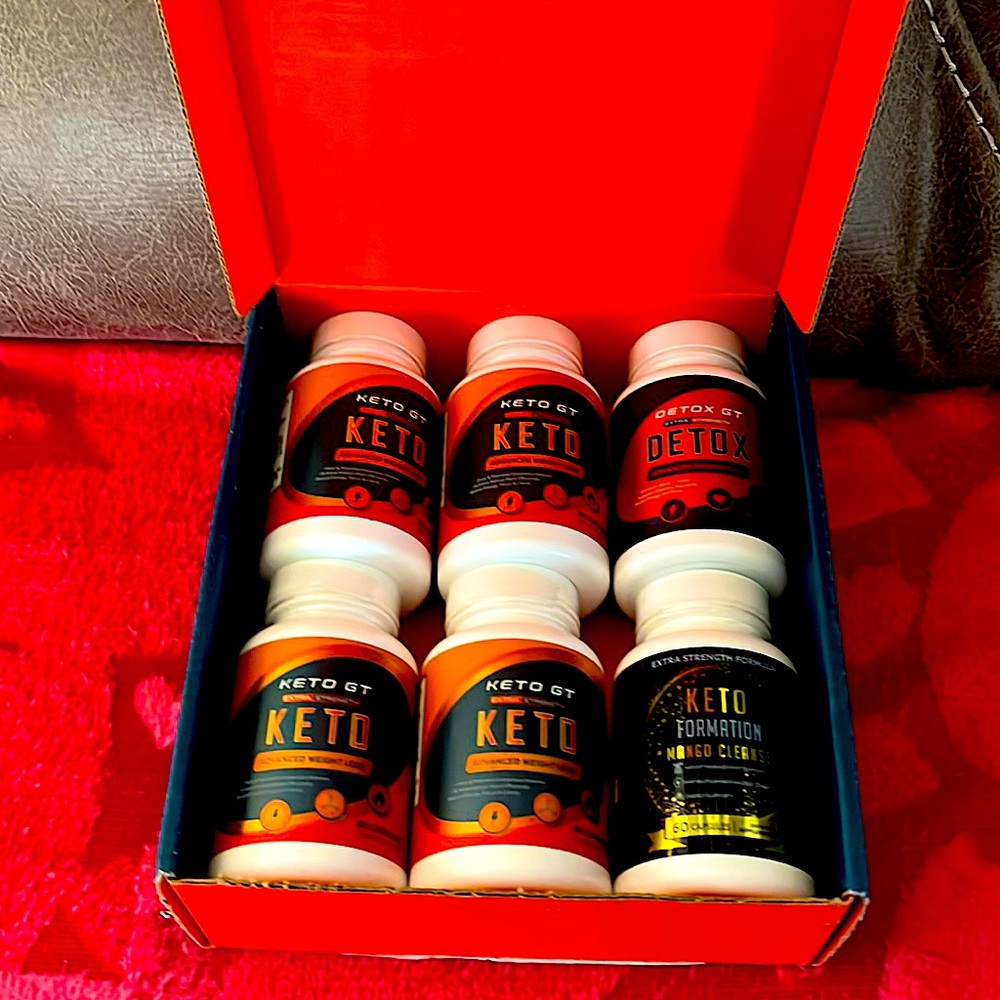 4 bottles of KetoGT Advanced weight loss 1Detox 1 Mango cleanse